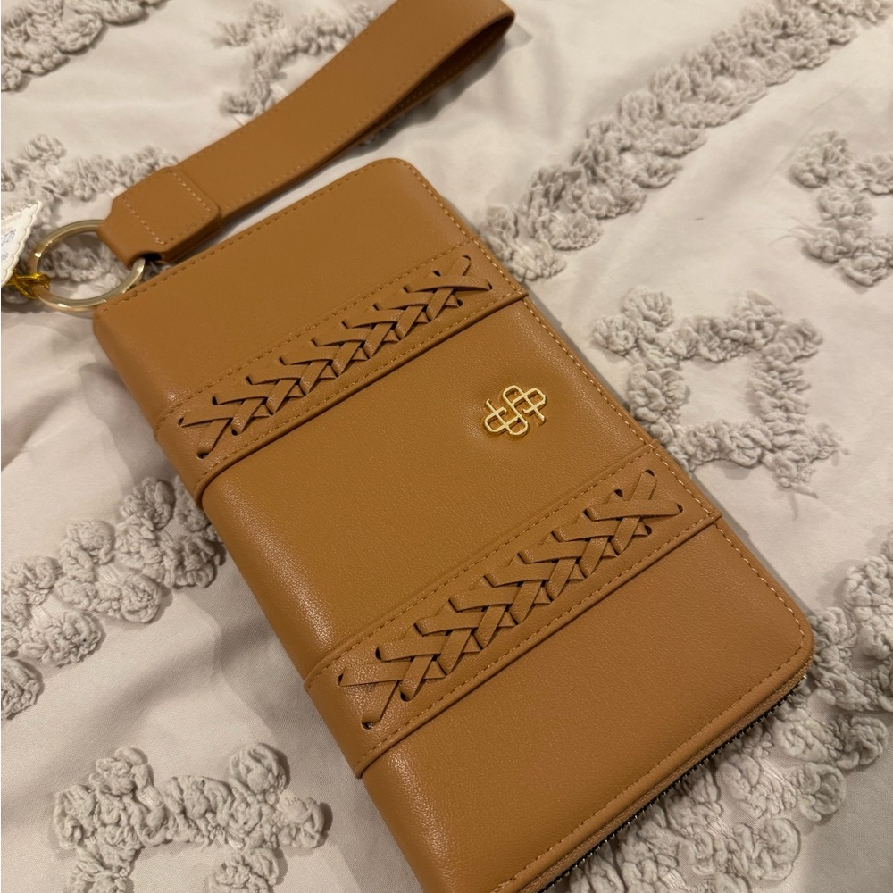 Simply Southern Tan Wristlet Clutch